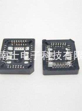 诺凌 PLCC32 32P 32DIP 32脚 贴片IC座 IC插座 芯片底座 黑胶