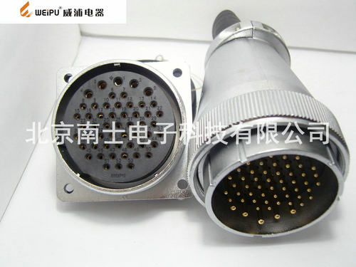 WEIPU 威浦 WS55 53芯 航空插头 法兰插座 55mm WS55K53Z J53TQ