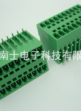 日精 2ERJRH-20P 2*10 接线端子 3.81MM 300V/8A KF2EDGRH 双层