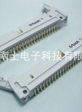 精工南士 DC2-50P 镀金 90度弯脚 弯针 牛角插座 2.54mm间距 灰色