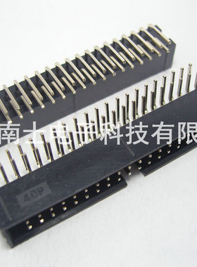 DENK DC3-40P 弯针 简易牛角 ISP下载接口 JTAG 插座 2.54mm间距