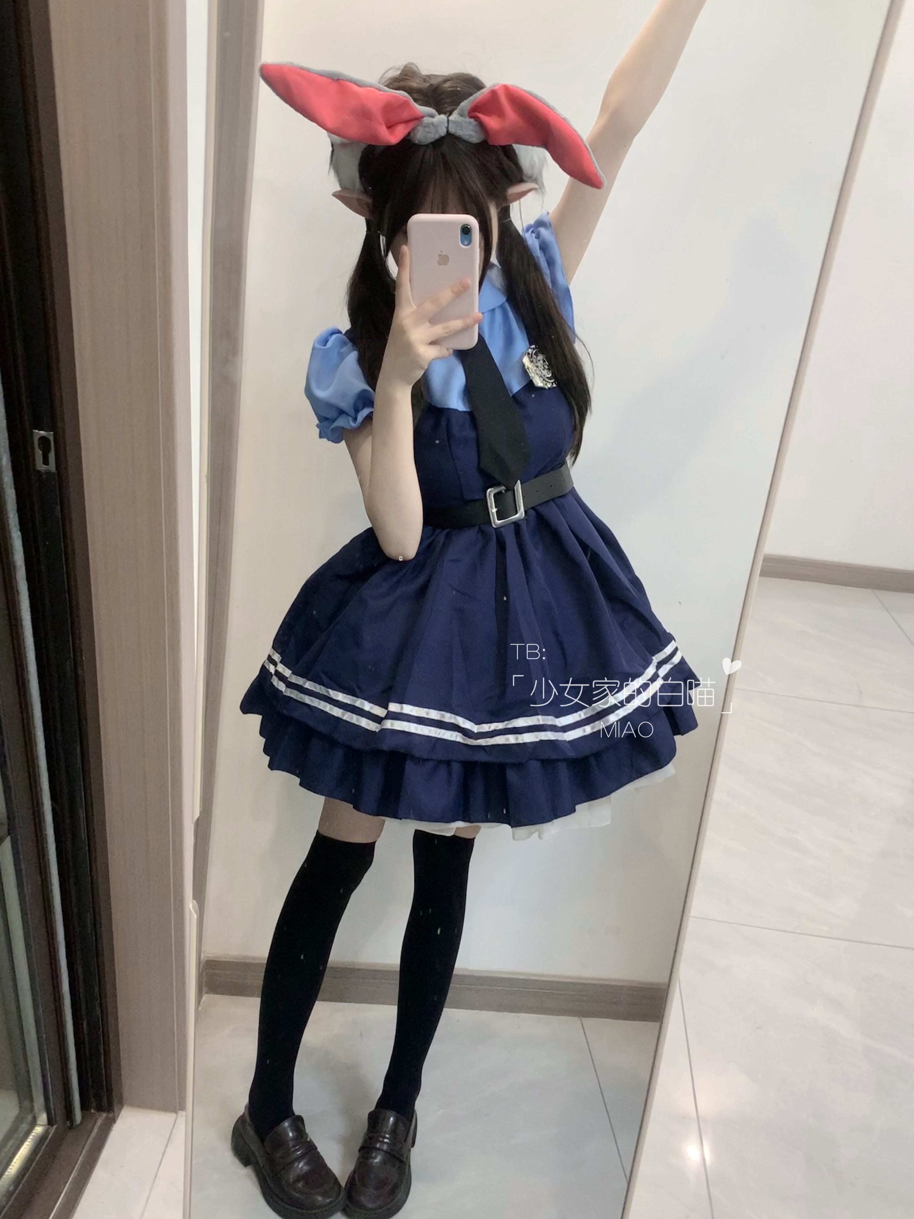 疯狂动物城cos朱迪兔子警官服装