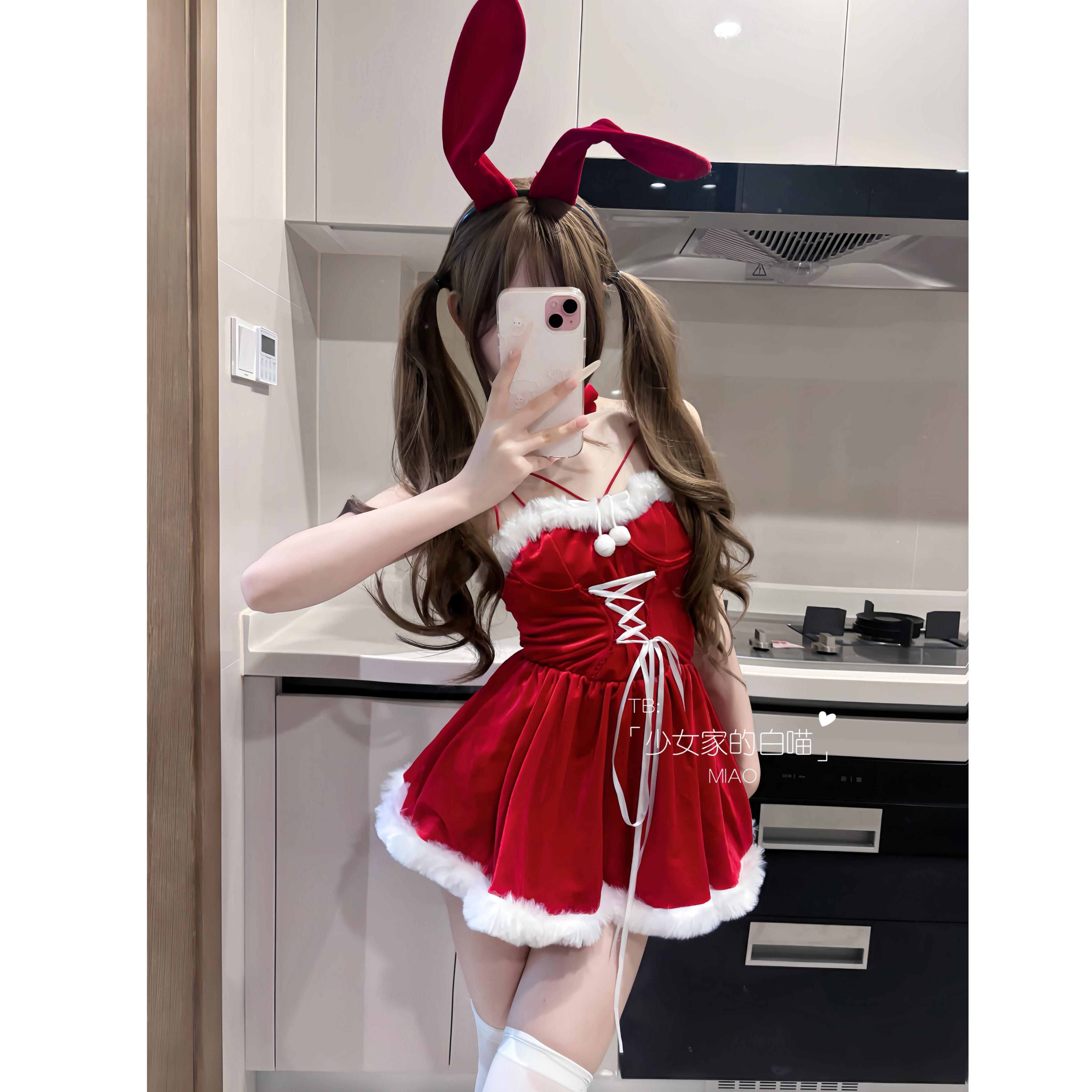 圣诞兔女郎夜店战衣套装