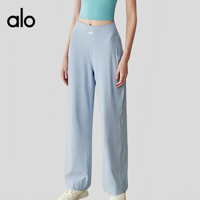 aloyoga凉感瑜伽长裤直筒宽松