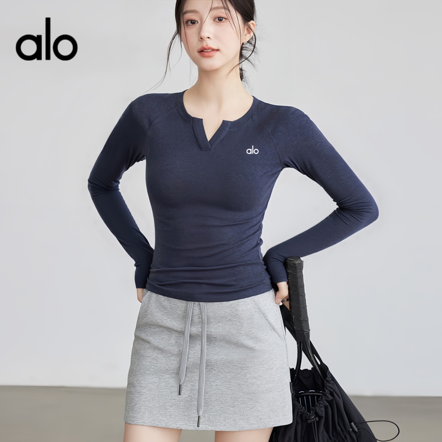 瑜伽服女T恤显瘦普拉高级感