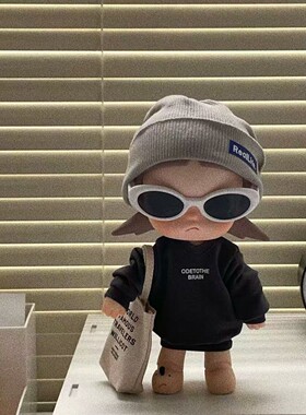 酷酷嘎子姐zsiga1/8娃衣灰帽酷黑系套装可爱卡通玩偶换装娃衣着替