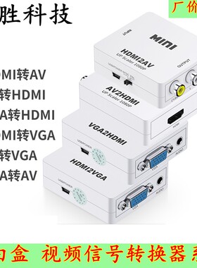 HDMI转VGA转换器带音频 机顶盒转VGA 电视盒子电脑接投影仪显示器
