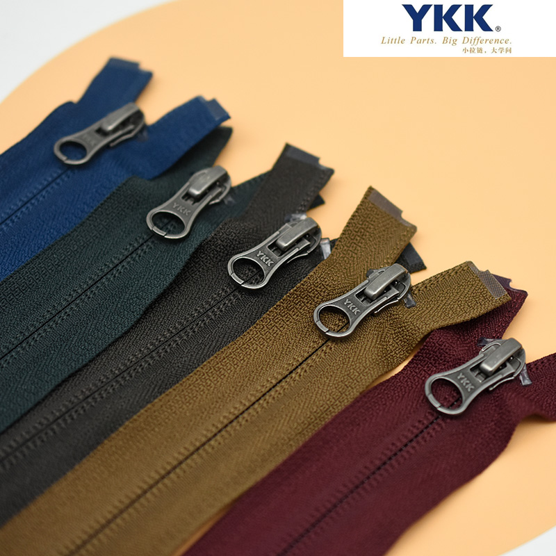 YKK进口5号尼龙反装拉链冲锋衣
