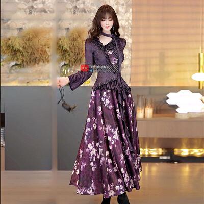 波西米亚风高级感连衣裙