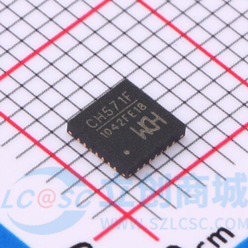全新原装 CH571F 集成BLE无线通讯的32位RISC微控制器芯片 QFN-28