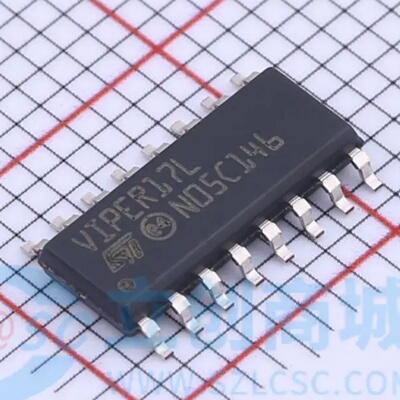 全新原装  VIPER17LDTR 封装 SO-16 AC-DC控制器和稳压器