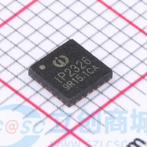 全新 IP2326 贴片QFN24 15W快充的2节3节串联锂电池升压充电IC