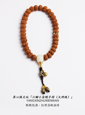 老树王爆肉小金刚菩提子手串原籽佛珠男士手持六瓣文玩盘玩女手链