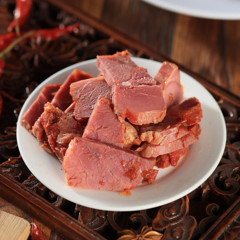 安徽特产口孜集五香牛肉200g阜阳黄牛肉袋装真空即食卤味熟食凉菜