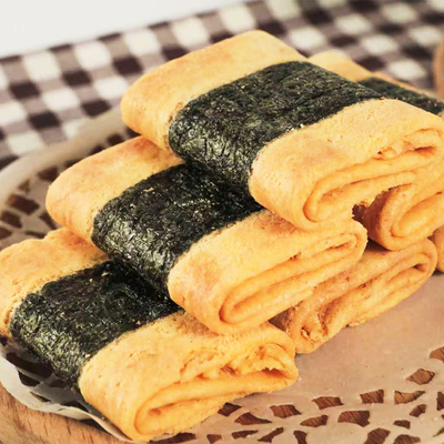 皖菜园咸蛋黄凤凰卷鸡蛋卷酥海苔肉松蛋卷仔饼干特产酥点休闲点心