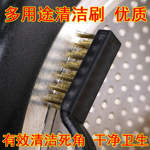 厨房灶台清洁刷油烟机不锈钢刷子煤气灶去污尼龙刷烘干机清理刷子