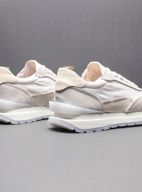 欧洲站男鞋薄款休闲鞋透气夏季帆布鞋百搭小白鞋子运动老爹鞋男潮