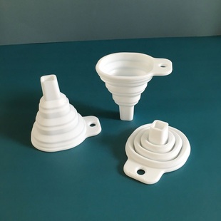厨房漏斗硅胶折叠迷你家用倒油器分装 日系好物 漏斗