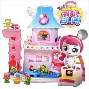 韩国钥匙盒四季萌可玩具儿童医院护士听诊器注射器医生萌可玩具