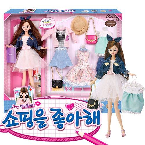 韩国直邮进口公主房玩偶试衣间公主打扮装饰过家家大礼盒女孩玩具