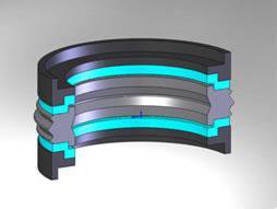 密封件组合密封圈DAS45X35 50X34 50X38 55X39 56X40 60X44 60X48