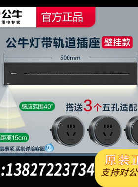 GB1Y黑色左接线明装可轨道客厅不带