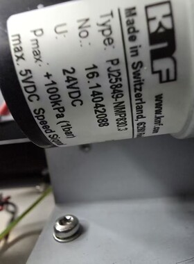 KNF隔膜泵 NMP849KNDC 24VDC 拆机件 功能正常