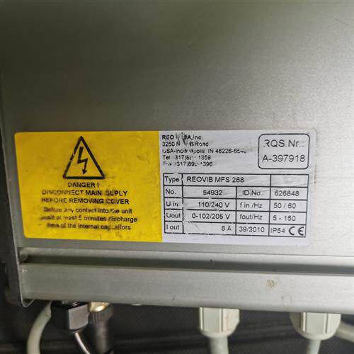 全新库存REO REOVIB MFS 268 振动盘控制器变频驱动器全新议价