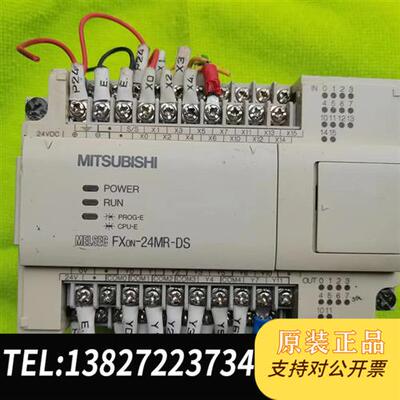 全新库存拆机闲置plc,FX0N-24MR-DS,Mitsubi全新议价