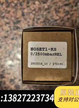HOSET1-KS 压力传感器 0-2500mbarREL需询价