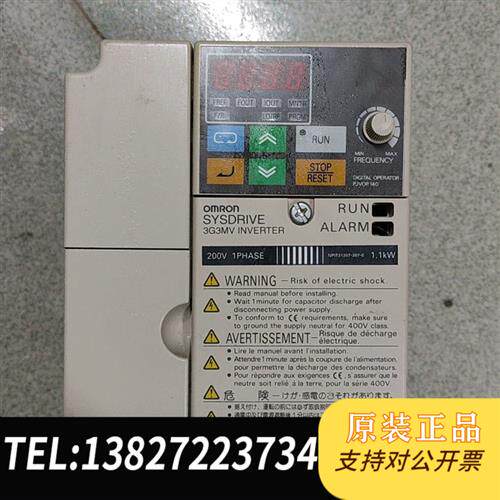 全新库存正品拆机欧姆龙变频器3G3MV-AB007全新议价