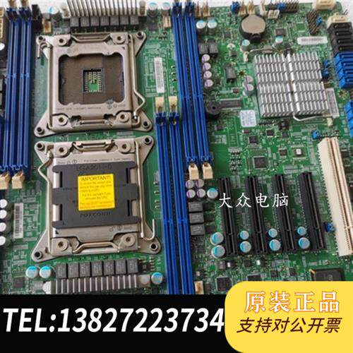 原装正品超微 X9DRL-iF/3F X79双路服务器主板支持E5-全新议价