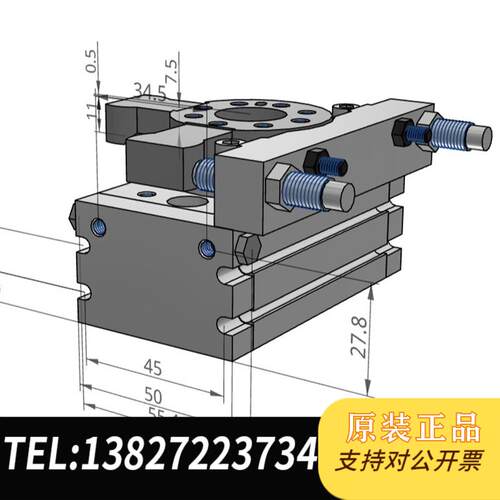 摆动气缸 MSQA10L3X-X232 齿轮齿条式 缸需询价