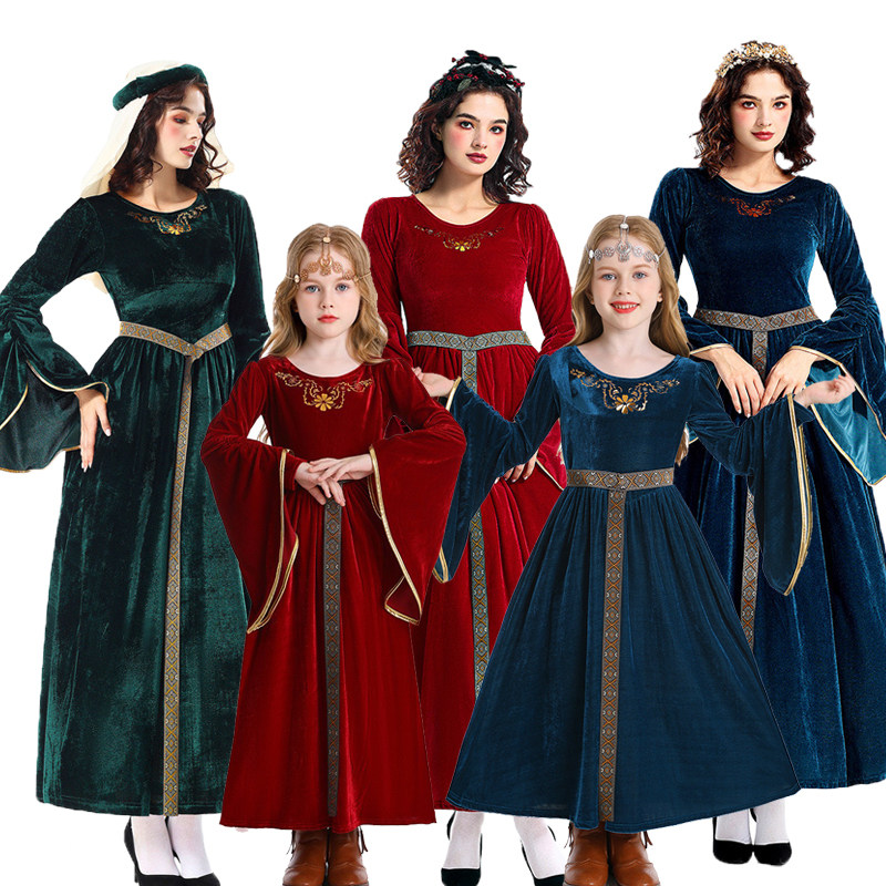 欧洲复古宫廷服装女款万圣节舞会公主裙成人儿童文臣女官扮演服装,模玩/动漫/周边/娃圈三坑/桌游,万圣/圣诞/儿童节用服饰,淘宝优惠券,粉丝福利购,淘宝优惠卷