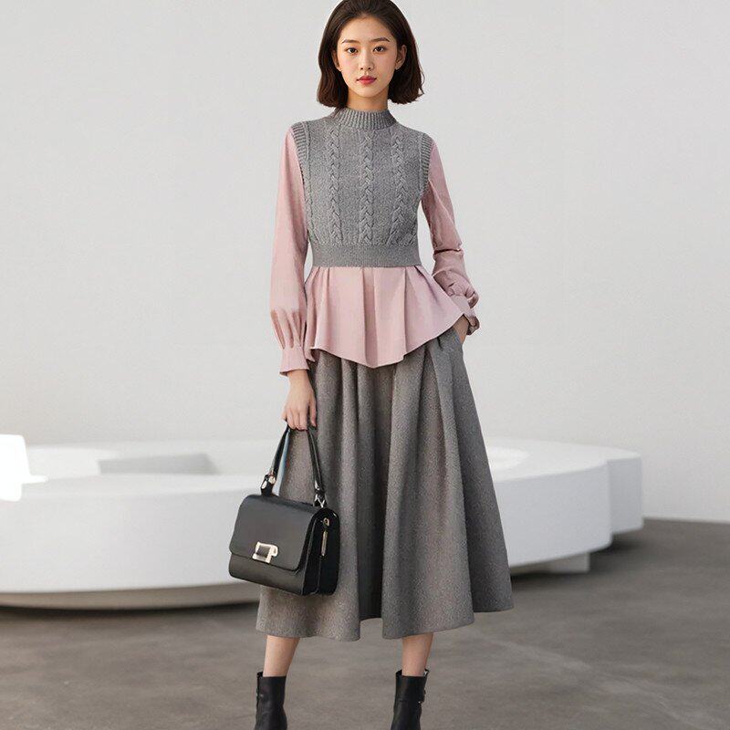 纯棉线针织马甲背心女秋季新款法式复古叠穿毛衣气质百搭短款上衣