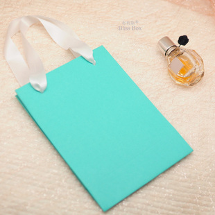 ins风水蓝色小清新手提纸袋回礼伴手礼生日礼糖果手拎袋定制ogo