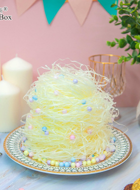 填充纸丝 拉菲草 礼物包装盒内物装饰 配饰 碎纸丝防撞缓冲填充物