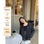 小宜定制 做旧卫衣 ·棉感手工炒色做旧水洗 落肩袖宽松连帽外套