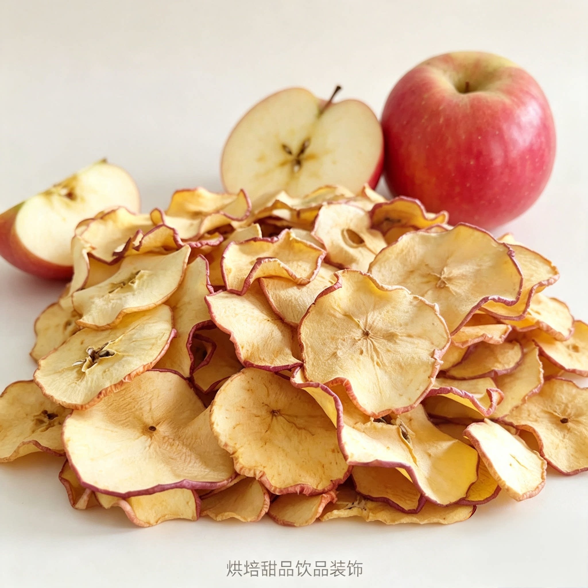 烘干苹果干片私房蛋糕烘焙咖啡调酒西餐甜品台摆盘可食用装饰果干