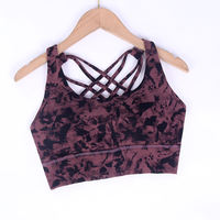 Xiaoke Discount women's sports bra, fashionable tight elastic back, shock-absorbing, running, fitness and yoga top thumbnail 2