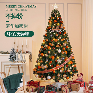 家用加密圣诞树客厅摆件套装发光2025新款高级感仿真圣诞节装饰品