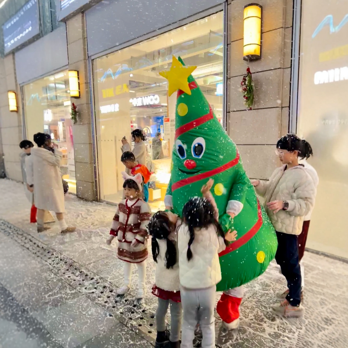 圣诞树服装成人cos人偶服圣诞节衣服活动演出装扮充气搞笑拍照