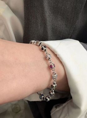 复古宫廷风手链女S925银