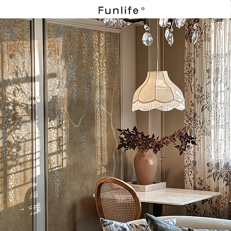 Funlife屏风墙贴法式中国风