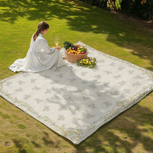 Funlife法式户外防水加厚野餐垫