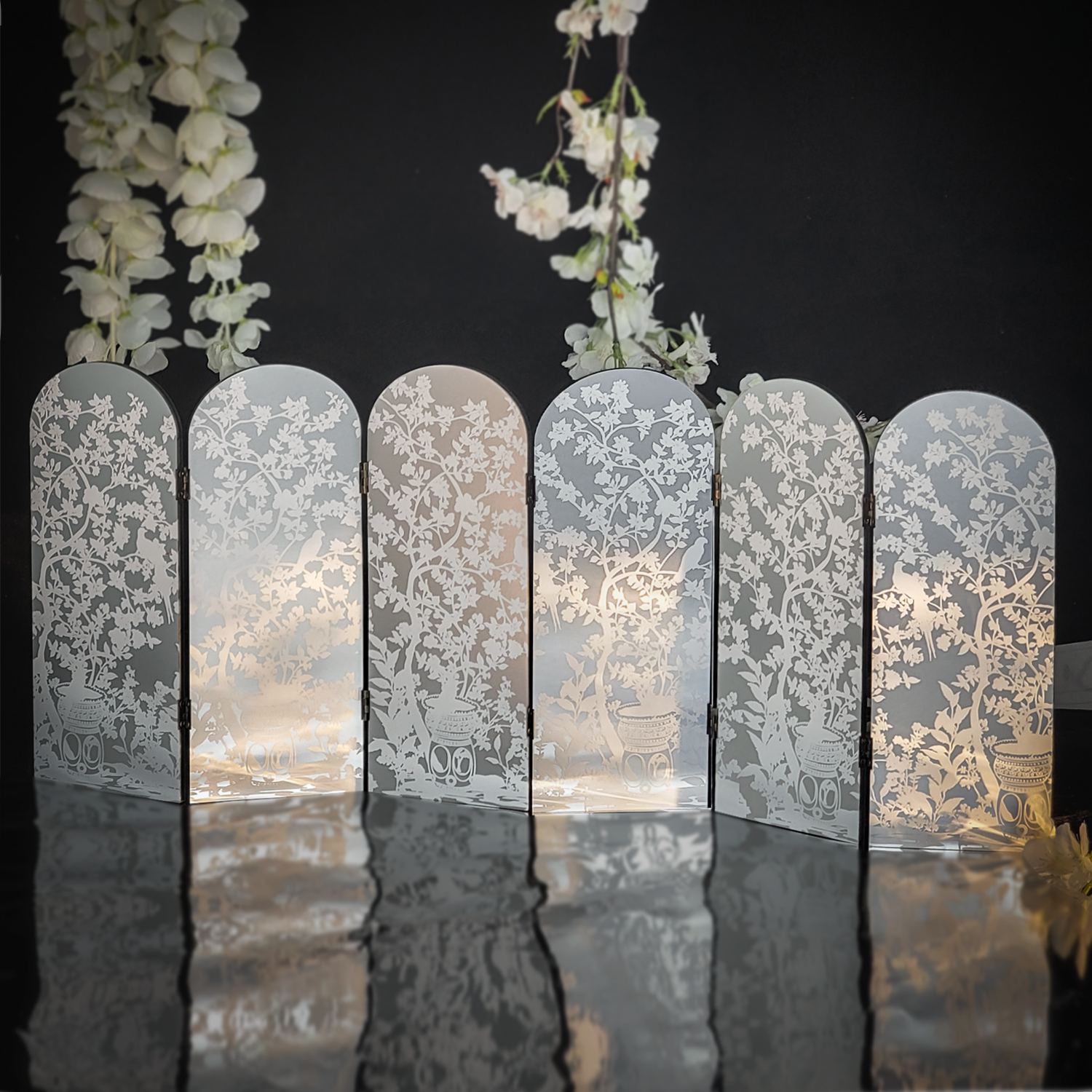 Funlife《金银织梦》原创法式中国风雪林檀香桌面屏风摆件典藏款,家居饰品,桌面摆件,淘宝优惠券,粉丝福利购,淘宝优惠卷