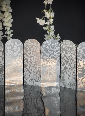 Funlife《金银织梦》原创法式中国风雪林檀香桌面屏风摆件典藏款