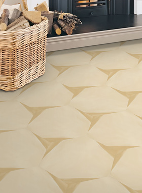 Funlife《复古法兰西》法式复古自粘加厚耐磨地板贴阳台厨房翻新