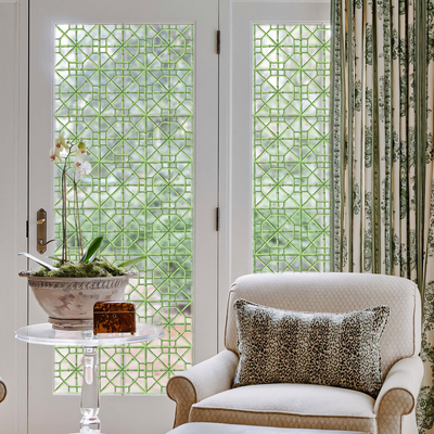 Funlife法式中国风亭台窗棂窗贴