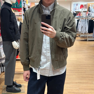 原单品质26春款男装女装哈灵顿茄克休闲立领外套夹克上衣484610